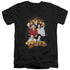 CHEERS/GROUP SHOT - S/S ADULT V-NECK 30/1 - BLACK