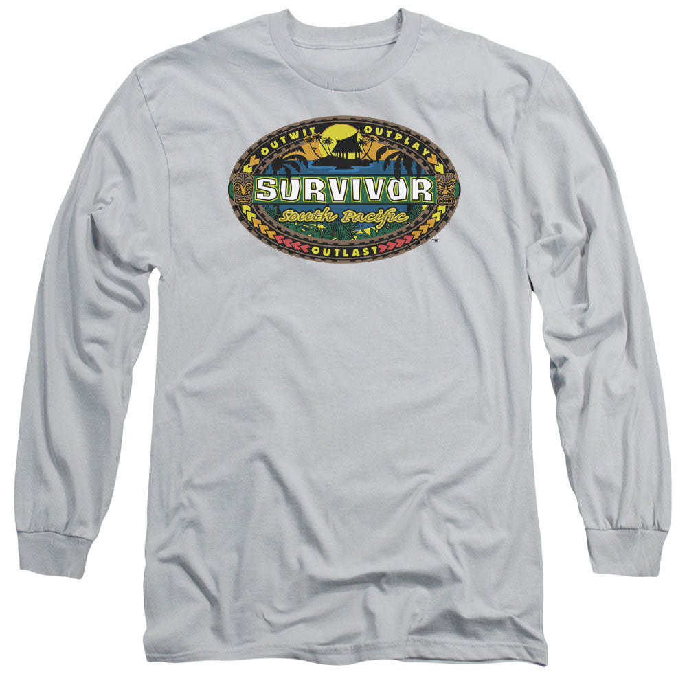 SURVIVOR/SOUTH PACIFIC - L/S ADULT 18/1 - SILVER