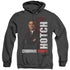 CRIMINAL MINDS/HOTCH - ADULT HEATHER HOODIE - BLACK