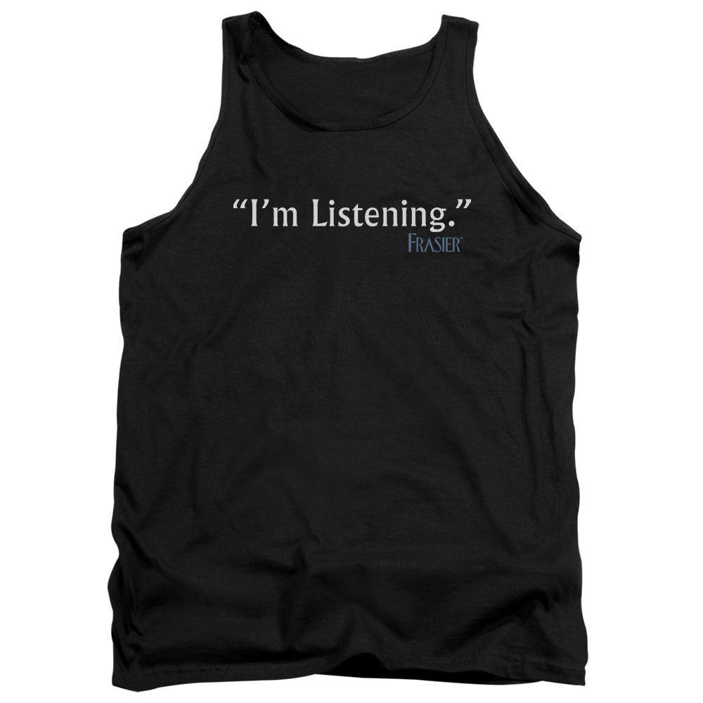 FRASIER/IM LISTENING - ADULT TANK - BLACK