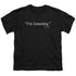 FRASIER/IM LISTENING - S/S YOUTH 18/1 - BLACK