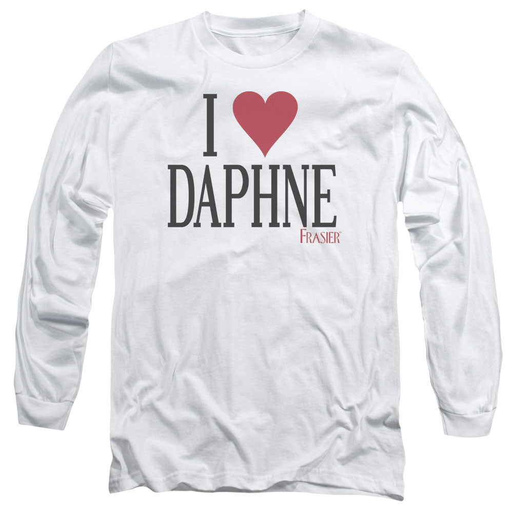 FRASIER/I HEART DAPHNE - L/S ADULT 18/1 - WHITE