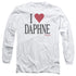 FRASIER/I HEART DAPHNE - L/S ADULT 18/1 - WHITE
