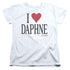 FRASIER/I HEART DAPHNE - S/S WOMENS TEE - WHITE
