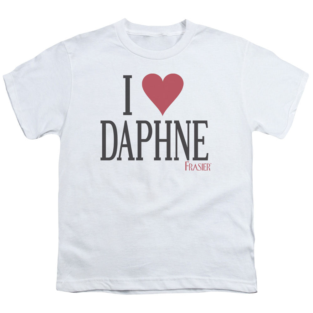 FRASIER/I HEART DAPHNE - S/S YOUTH 18/1 - WHITE
