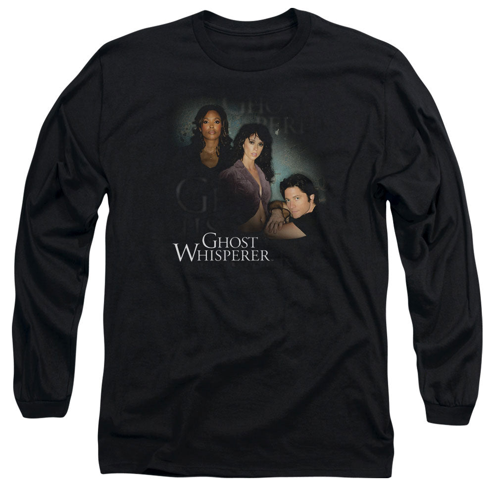 GHOST WHISPERER/DIAGONAL CAST - L/S ADULT 18/1 - BLACK