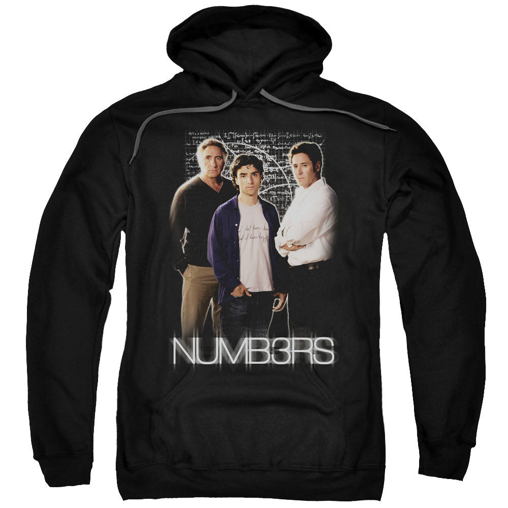 NUMBERS/EQUATIONS - ADULT PULLOVER HOODIE - BLACK