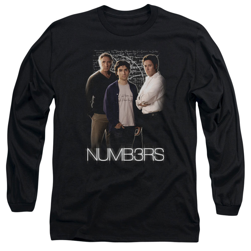 NUMBERS/EQUATIONS - L/S ADULT 18/1 - BLACK