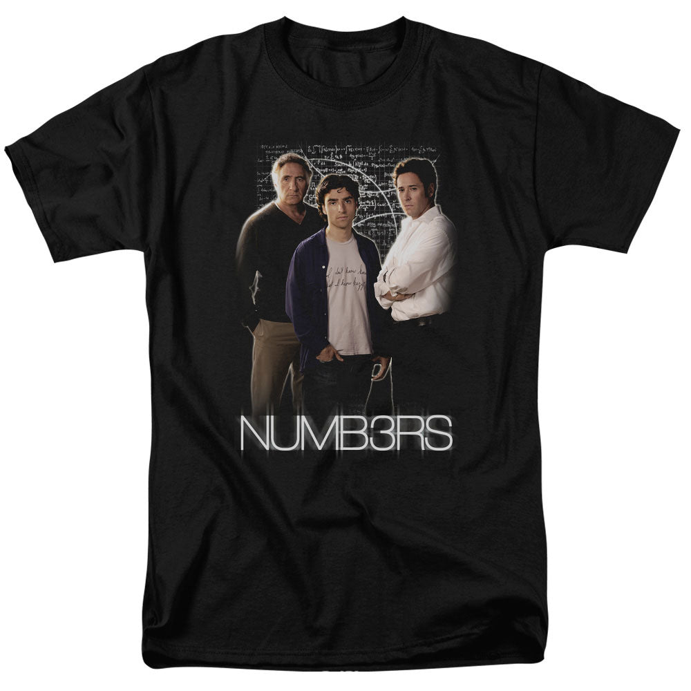 NUMBERS/EQUATIONS - S/S ADULT 18/1 - BLACK