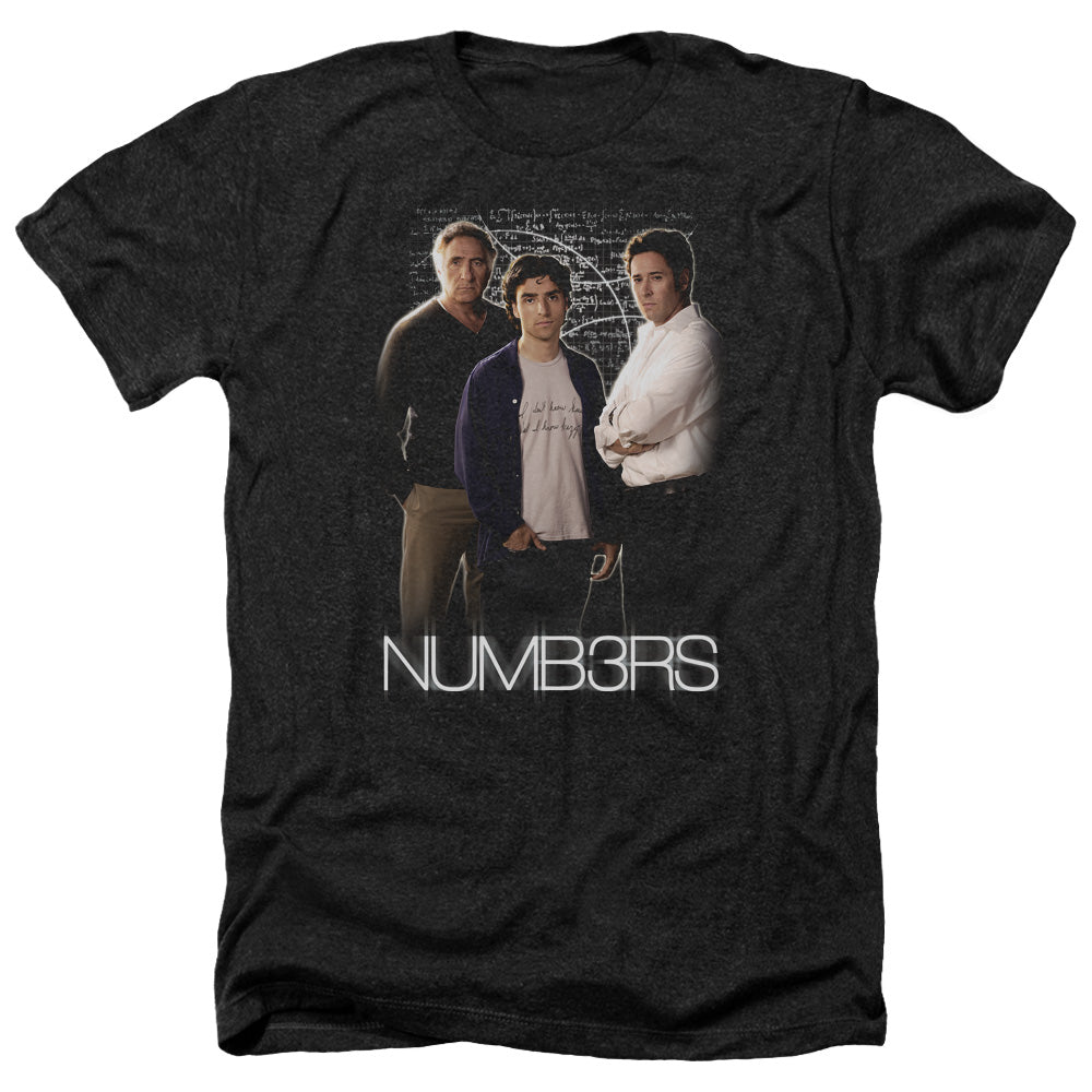 NUMBERS/EQUATIONS - ADULT HEATHER - BLACK