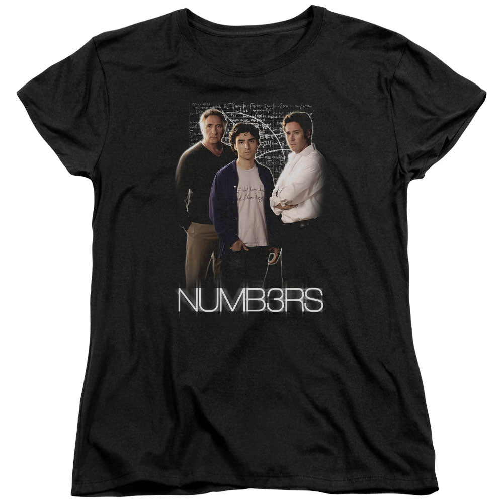 NUMBERS/EQUATIONS - S/S WOMENS TEE - BLACK