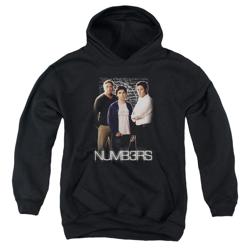 NUMBERS/EQUATIONS - YOUTH PULLOVER HOODIE - BLACK