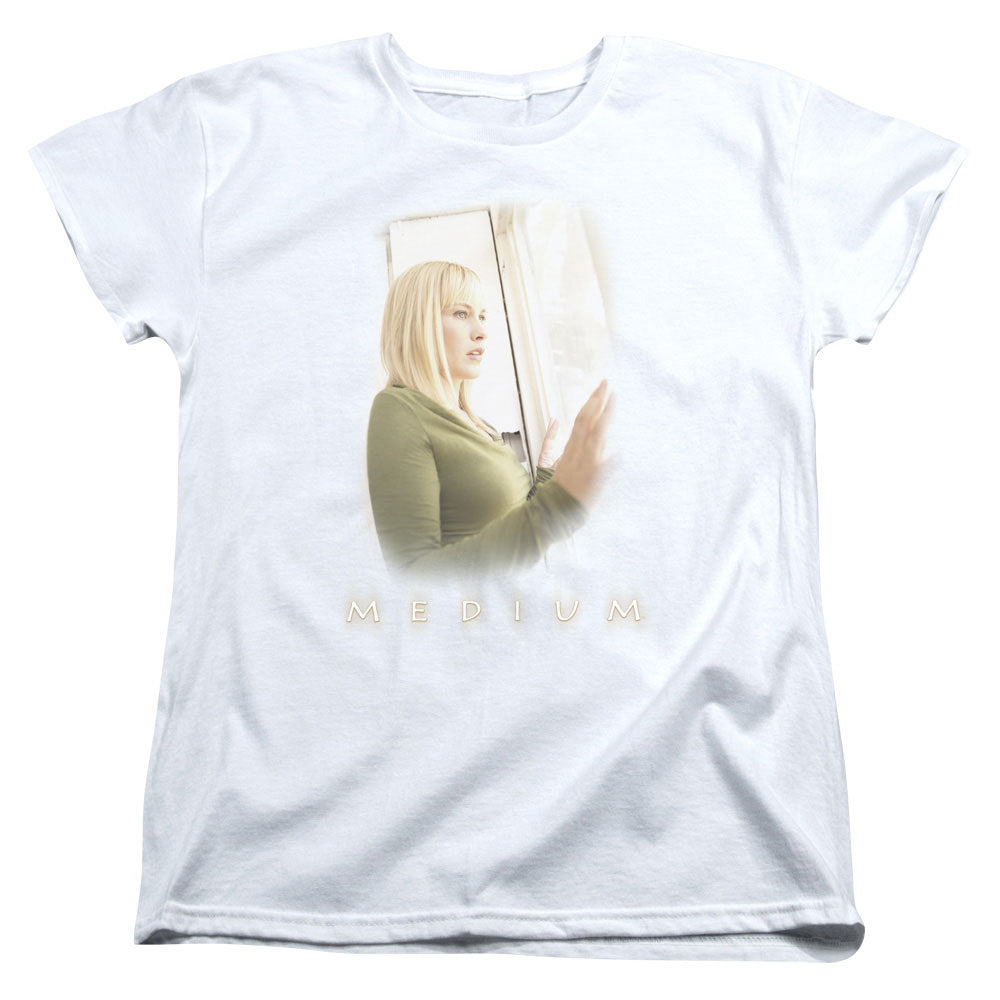 MEDIUM/WHITE LIGHT - S/S WOMENS TEE - WHITE
