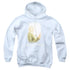 MEDIUM/WHITE LIGHT - YOUTH PULLOVER HOODIE - WHITE