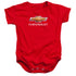 CHEVROLET/CHEVY BOWTIE STACKED - INFANT SNAPSUIT - RED