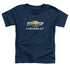 CHEVROLET/CHEVY BOWTIE STACKED - S/S TODDLER TEE - NAVY