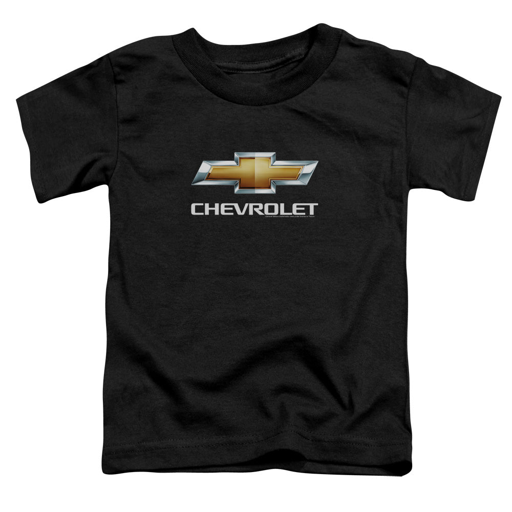 CHEVROLET/CHEVY BOWTIE STACKED - S/S TODDLER TEE - BLACK