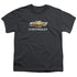 CHEVROLET/CHEVY BOWTIE STACKED - S/S YOUTH 18/1 - CHARCOAL