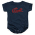 CHEVROLET/CHEVROLET SCRIPT DISTRESSED - INFANT SNAPSUIT - NAVY