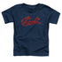 CHEVROLET/CHEVROLET SCRIPT DISTRESSED - S/S TODDLER TEE - NAVY