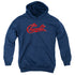 CHEVROLET/CHEVROLET SCRIPT DISTRESSED - YOUTH PULLOVER HOODIE - NAVY