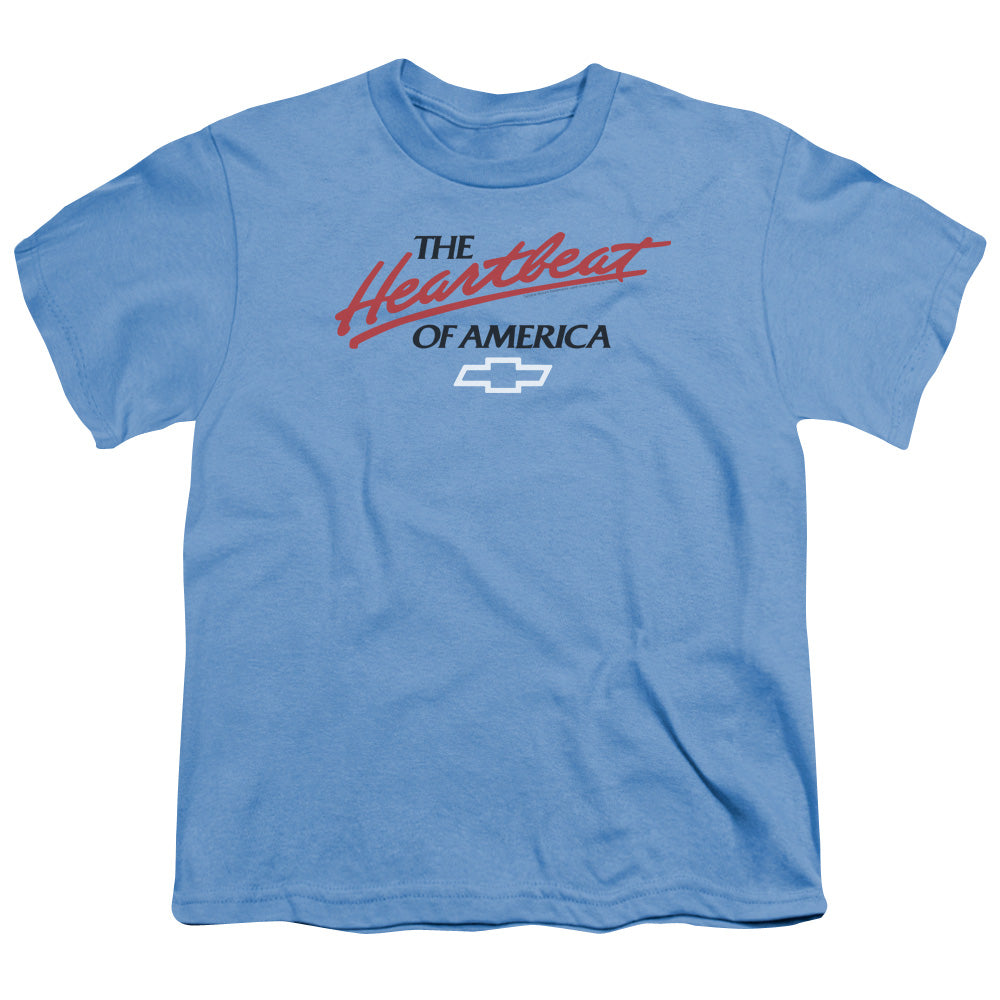 CHEVROLET/HEARTBEAT OF AMERICA - S/S YOUTH 18/1 - CAROLINA BLUE