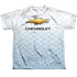 CHEVROLET/HEARTBEAT ROAD (FRONT/BACK PRINT) - S/S YOUTH POLY CREW - MULTI