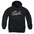 CHEVROLET/CHEVY SCRIPT - YOUTH PULLOVER HOODIE - BLACK
