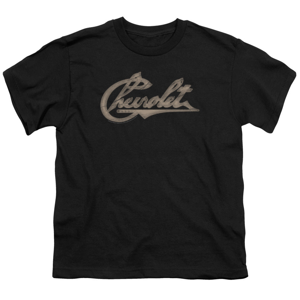 CHEVROLET/CHEVY SCRIPT - S/S YOUTH 18/1 - BLACK