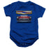 CHEVROLET/1957 BEL AIR GRILLE - INFANT SNAPSUIT - ROYAL BLUE