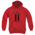 CHEVROLET/CAMARO STRIPES - YOUTH PULLOVER HOODIE - RED