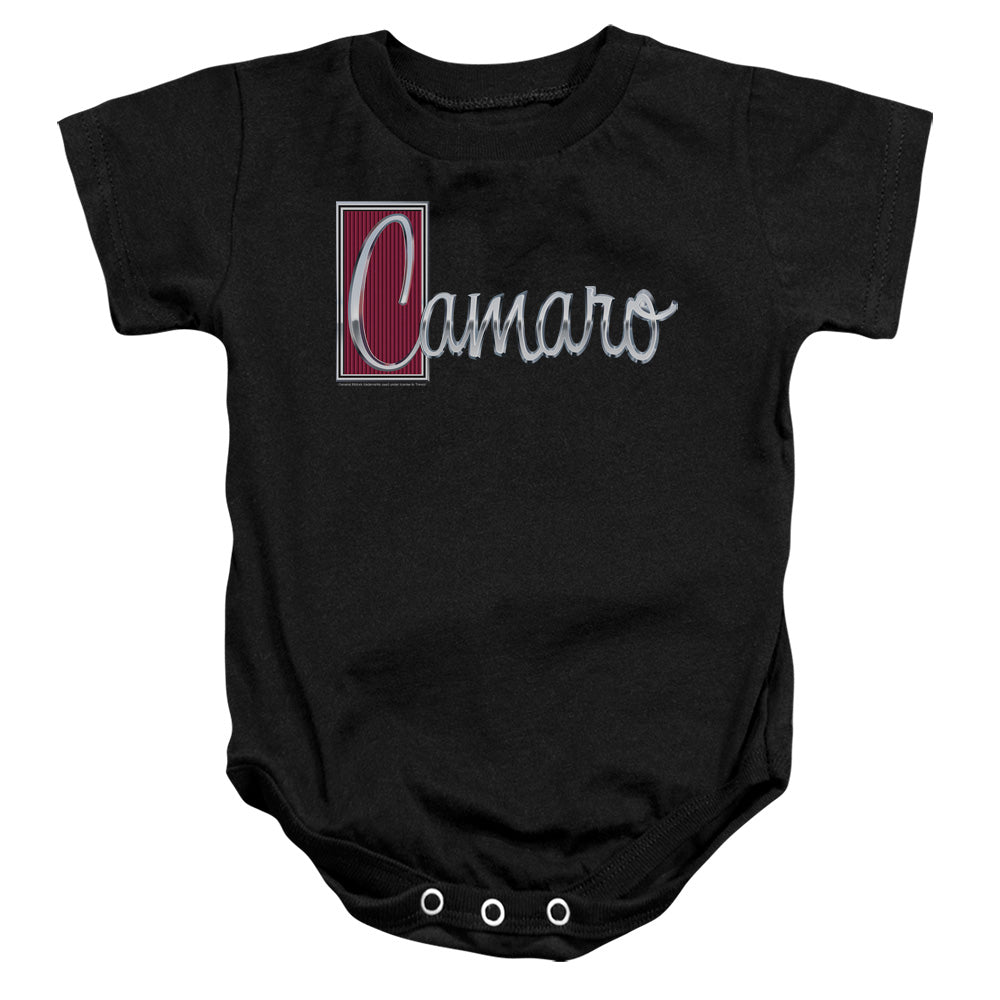 CHEVROLET/CHROME SCRIPT - INFANT SNAPSUIT - BLACK