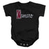 CHEVROLET/CHROME SCRIPT - INFANT SNAPSUIT - BLACK