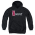CHEVROLET/CHROME SCRIPT - YOUTH PULLOVER HOODIE - BLACK