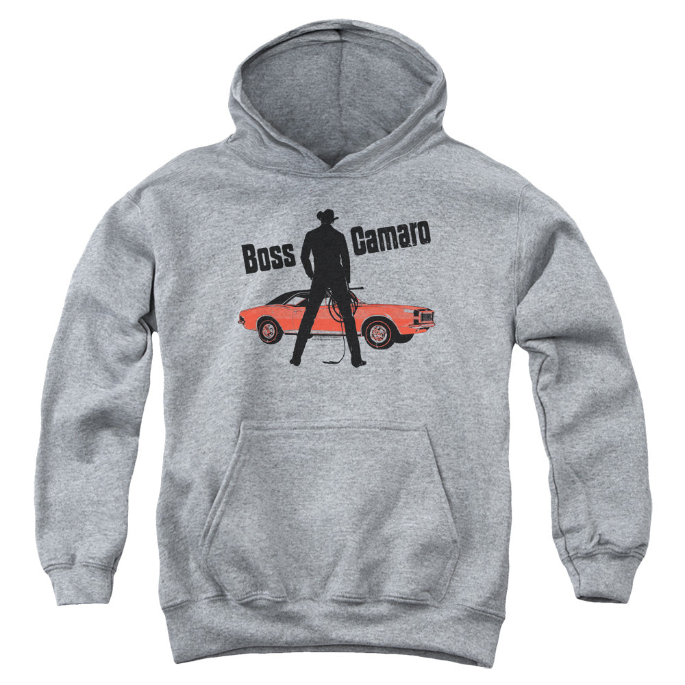 CHEVROLET/BOSS - YOUTH PULLOVER HOODIE - ATHLETIC HEATHER