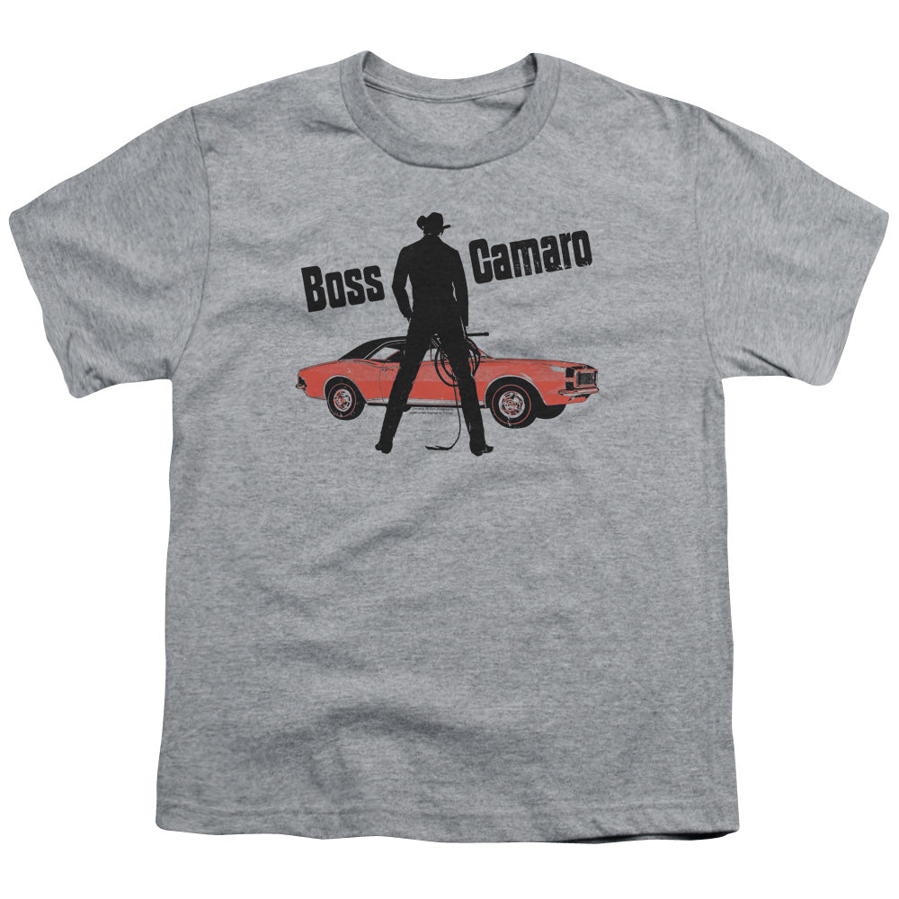 CHEVROLET/BOSS - S/S YOUTH 18/1 - ATHLETIC HEATHER