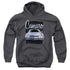 CHEVROLET/YELLOW CAMARO - YOUTH PULLOVER HOODIE - CHARCOAL