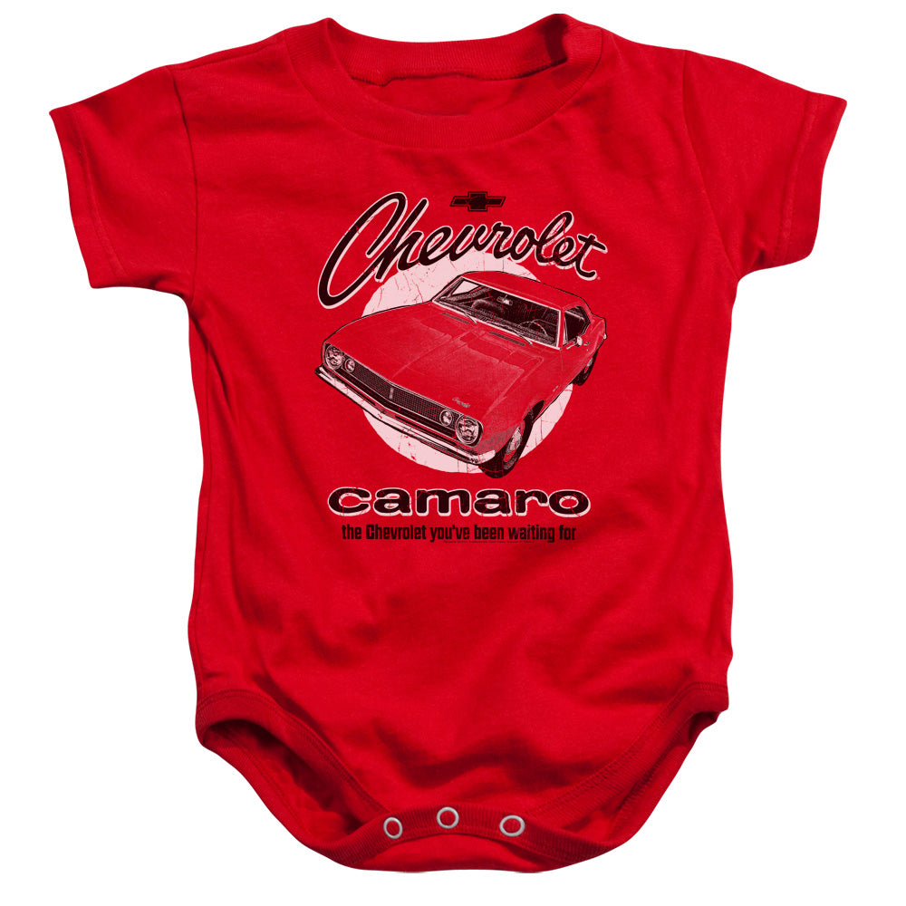 CHEVROLET/RETRO CAMARO - INFANT SNAPSUIT - RED