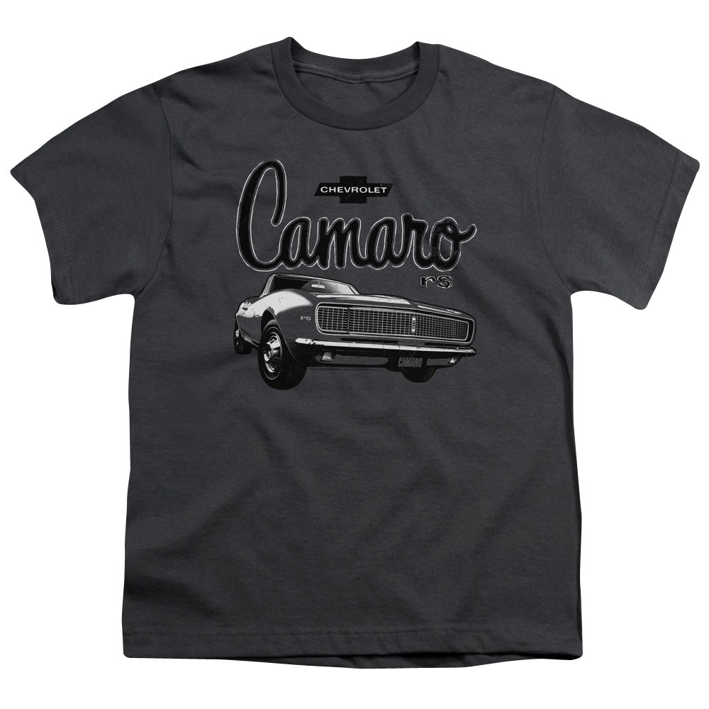 CHEVROLET/SCRIPT CAR - S/S YOUTH 18/1 - CHARCOAL