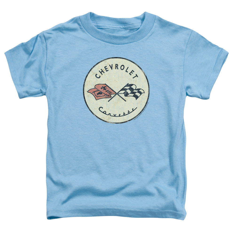 CHEVROLET/OLD VETTE - S/S TODDLER TEE - CAROLINA BLUE