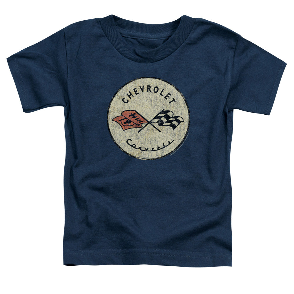 CHEVROLET/OLD VETTE - S/S TODDLER TEE - NAVY