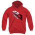 CHEVROLET/SPLIT WINDOW STING RAY - YOUTH PULLOVER HOODIE - RED