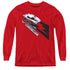 CHEVROLET/SPLIT WINDOW STING RAY - YOUTH LONG SLEEVE TEE - RED