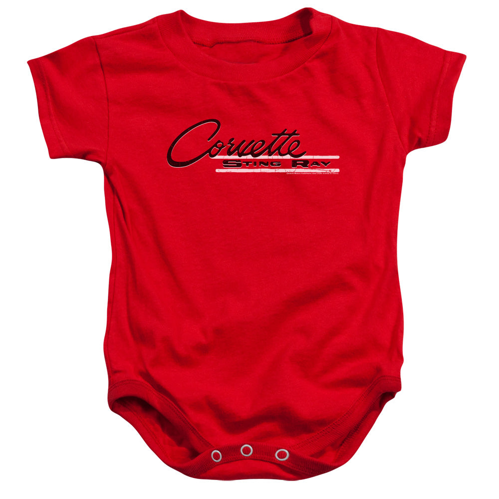 CHEVROLET/RETRO STINGRAY - INFANT SNAPSUIT - RED