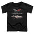 CHEVROLET/CHECKERED PAST - S/S TODDLER TEE - BLACK