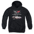 CHEVROLET/CHECKERED PAST - YOUTH PULLOVER HOODIE - BLACK