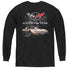 CHEVROLET/CHECKERED PAST - YOUTH LONG SLEEVE TEE - BLACK