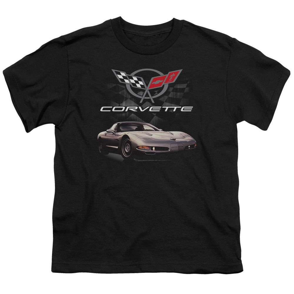CHEVROLET/CHECKERED PAST - S/S YOUTH 18/1 - BLACK