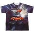 CHEVROLET/LINES OF LIGHT (FRONT/BACK PRINT) - S/S YOUTH POLY CREW - MULTI