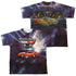 CHEVROLET/LINES OF LIGHT (FRONT/BACK PRINT) - S/S YOUTH POLY CREW - MULTI